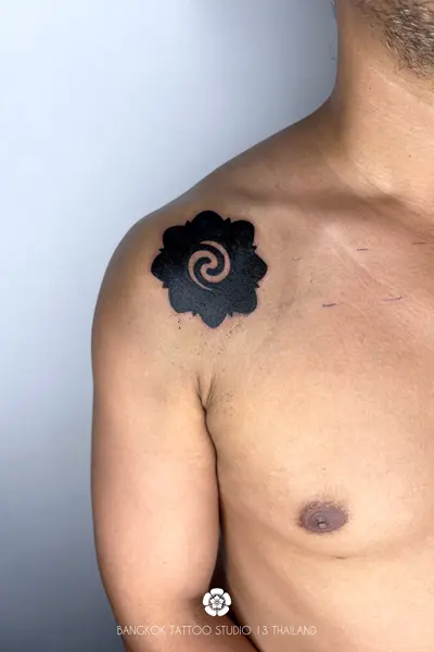 borneo-bunga-teruong-flower-traditional-tattoo