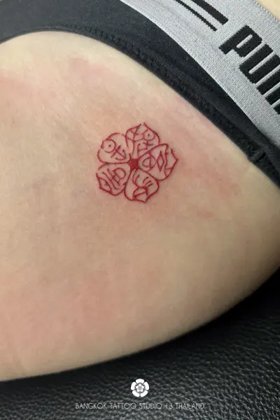 flower-red-color-tattoo