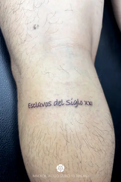 lettering-tattoo-esclavos-del-siglo-xxi