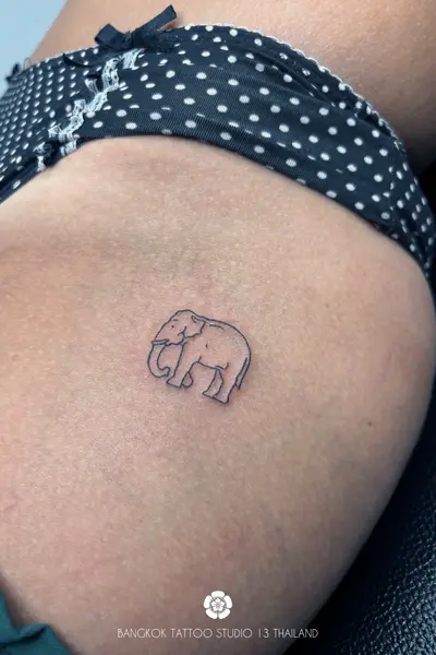 minimalist-tattoo-elephan-women