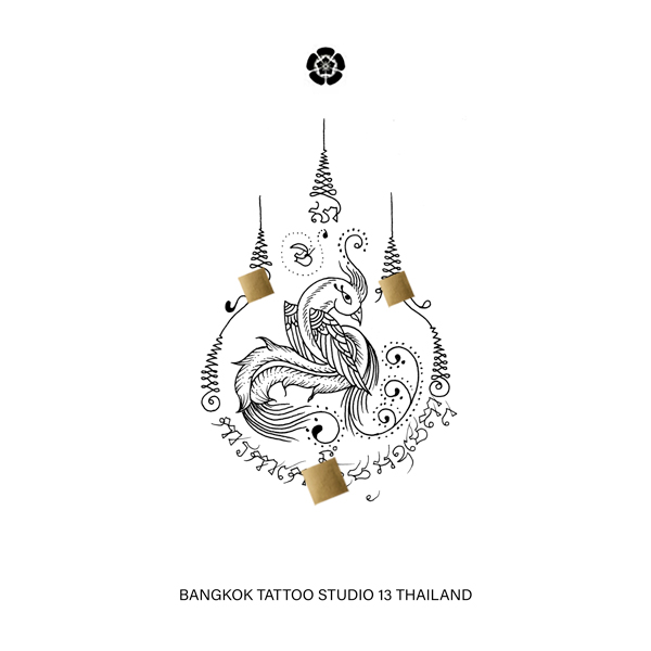 sak-yant-bird-tattoo-design