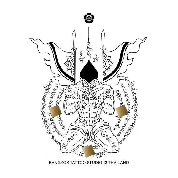 sak-yant-muay-thai-fighter-tattoo-design